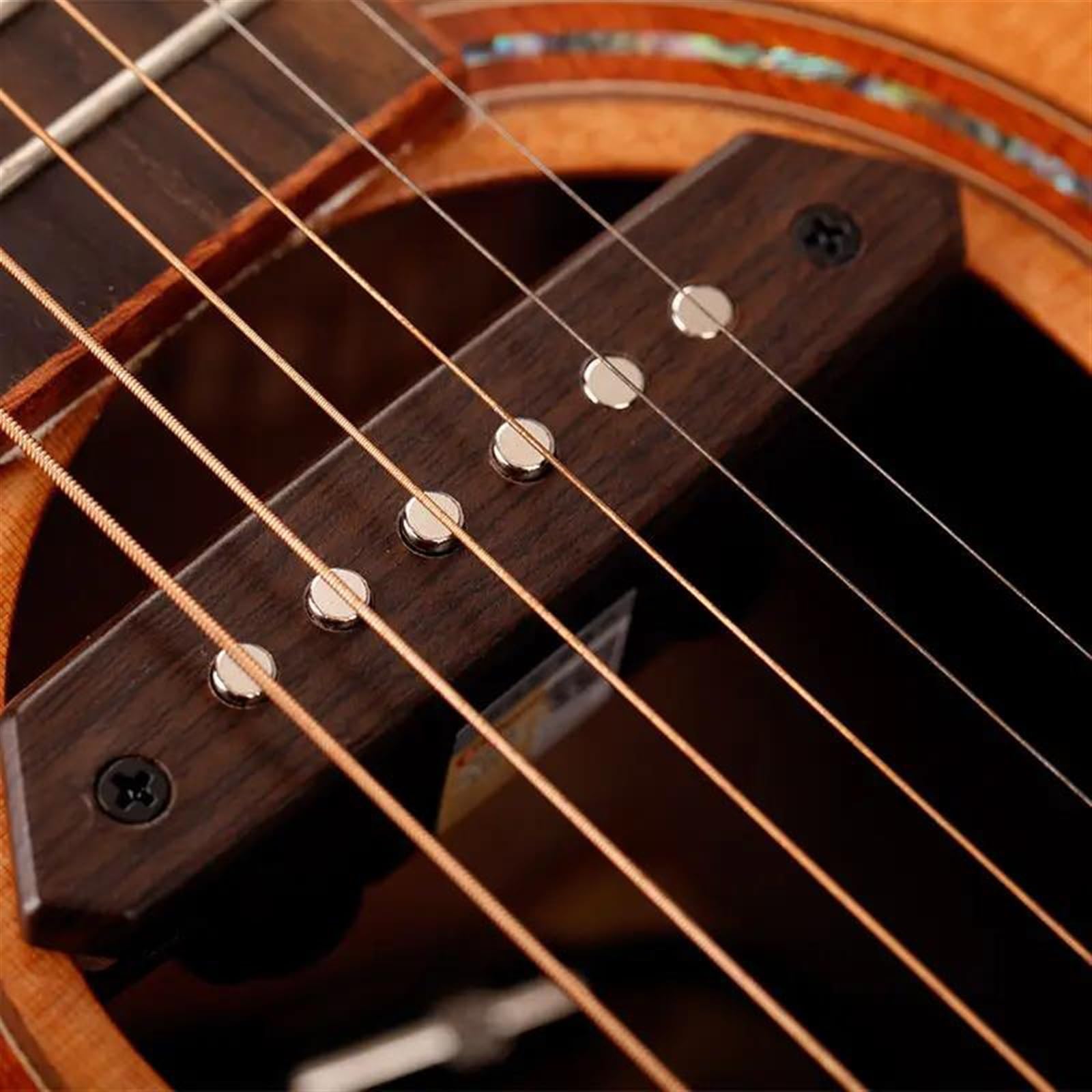 Pickup per strumenti ad arco Pickup Per Chitarra Preamplificatore Con Piezoelettrico Evitare L'apertura Di Accessori Per Pickup Per Fori Sonori Per Basso Acustico Da 39-42 Pollici