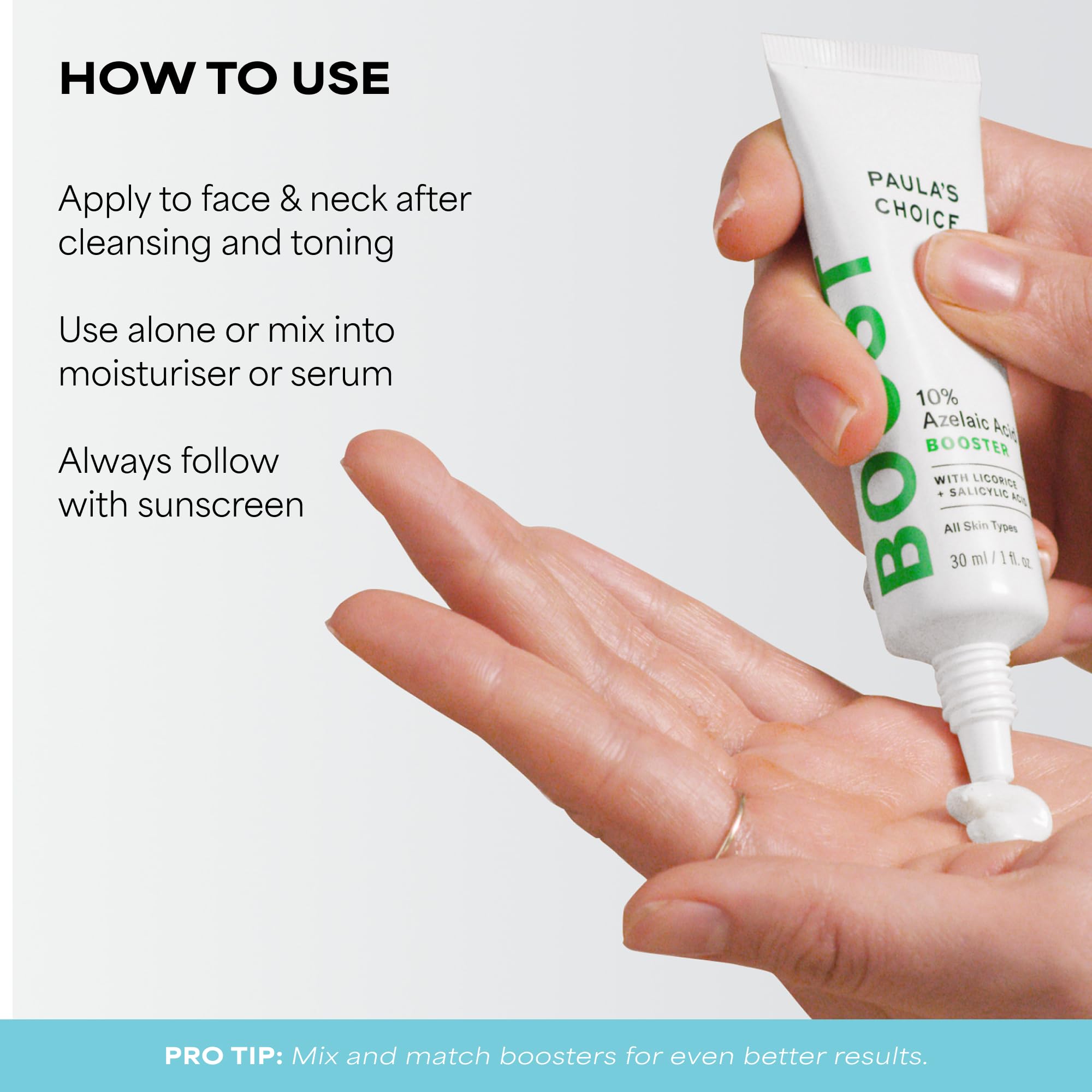 Paula's Choice Azelainsäure Booster, Gesichtsbehandlung, 30 ml | Gesichtsserum - Reduziert Pigmentflecken, Pickelmale & Unreine Haut - Anti Aging - Matter Teint - mit Salicylsäure