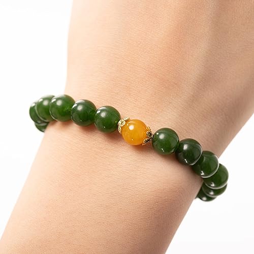 Red Carnelian Beaded Crystal Bracelets Jewelry for Women Handmade with 8mm Carnelian Black Gold Sheen Obsidian Healing Spiritual Crystal Stone