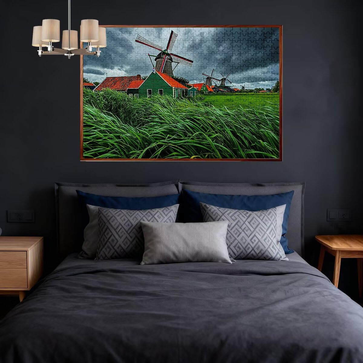 Puzzle 3000 sztuk krajobraz DIY Puzzle dla dorosłych 122 x 81 cm zestaw roślin wysokiej jakości z dodatkowymi zabawnymi wyzwaniami, kreatywna rozrywka klasyczne zabawne wyzwania na prezent wystrój A