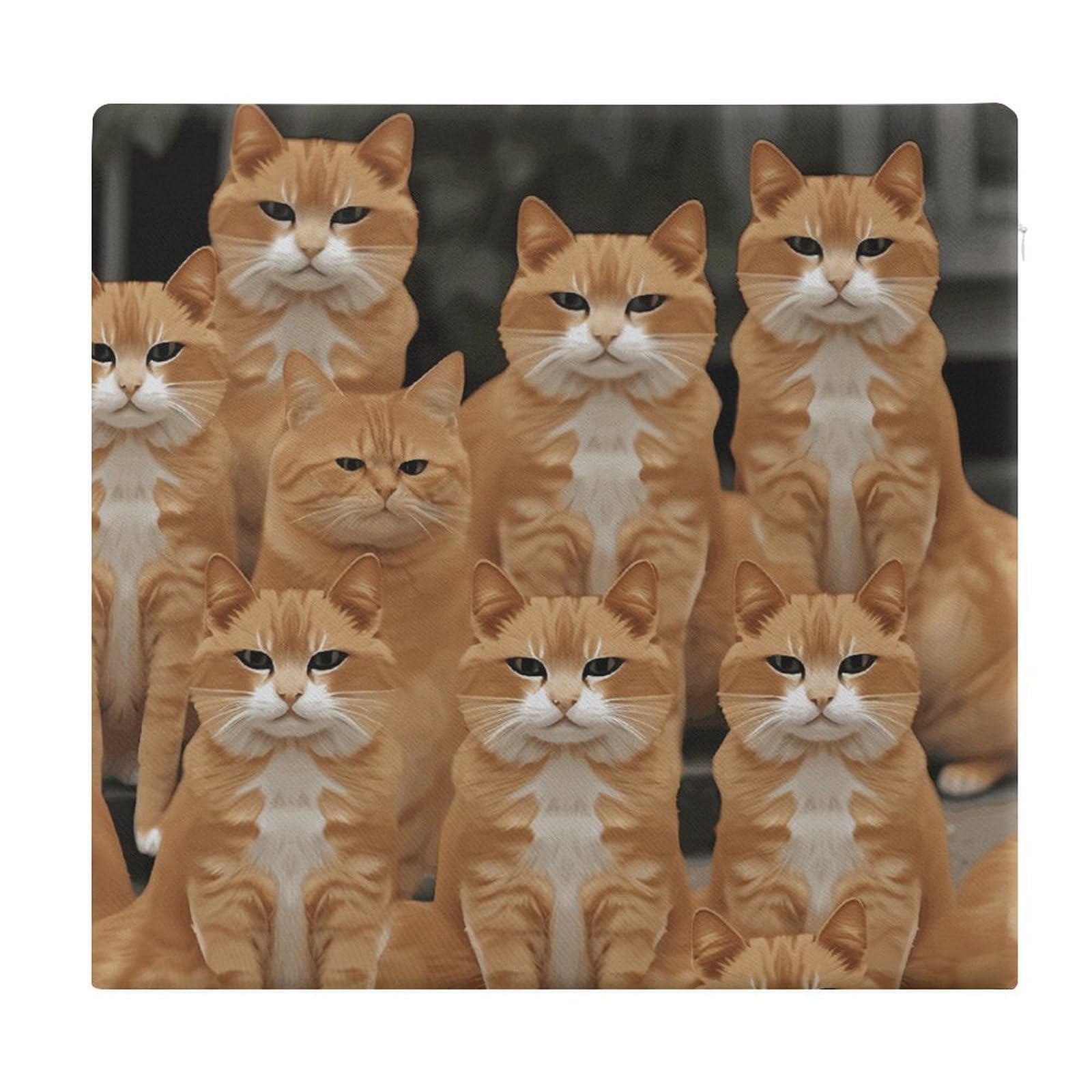 Cojín de espuma viscoelástica lavable de gatos que quita el dolor al sentarse