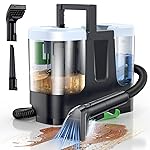 LABIGO Electric Spin Scrubber, Bathroom Cleaner with 4 Replaceable Brush Heads and Adjustable Extension Handle, Cleaning Tool for Bathroom Floor Tile