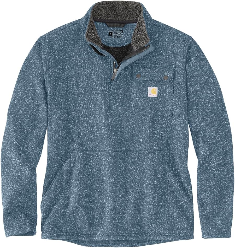 Carhartt Men's Relaxed Fit Midweight Quarter-Zip Pocket Sweater Fleece