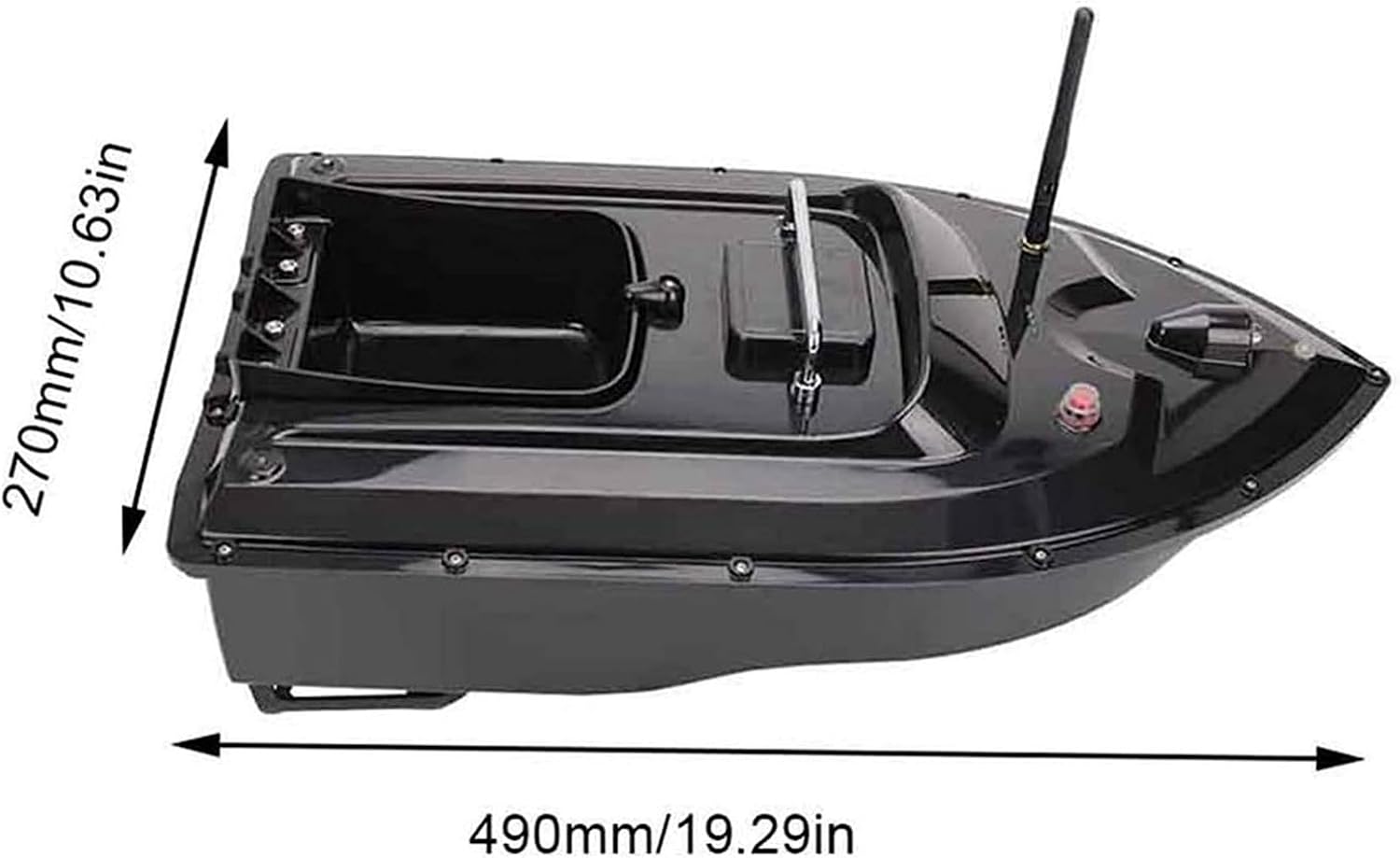 Bait Boat Fishing, RC Bait Boat Remote Control 500m Distance Power Bait Boat Nuclear Load Bait Boat 3.3lbs, Bait Boat (Bait Boat)