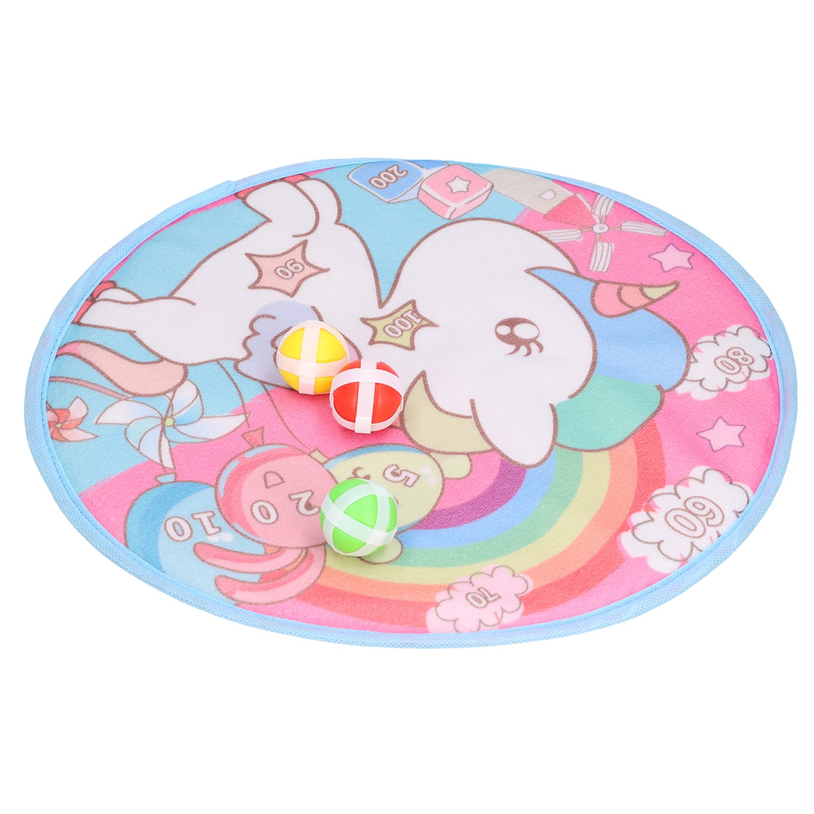 Hook Loop Ball Toy, Finely Polished Smooth Surface Cloth Educational Ball Target Toy for Kids for Children for Playing Games((Unicorn))-image-47