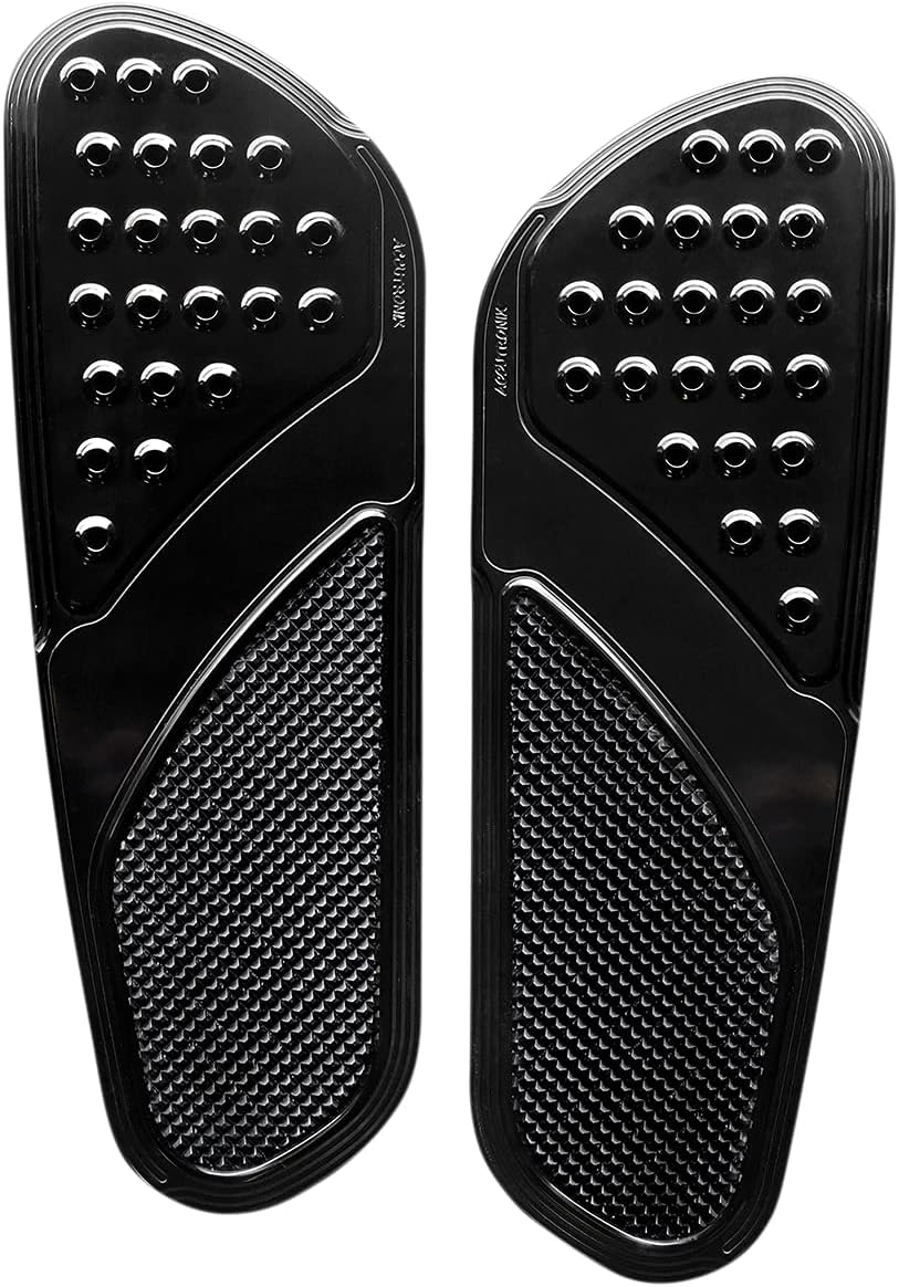 Accutronix FBF91-DIB Extended Drilled Instigator Floorboards - Rubber Heel - Black
