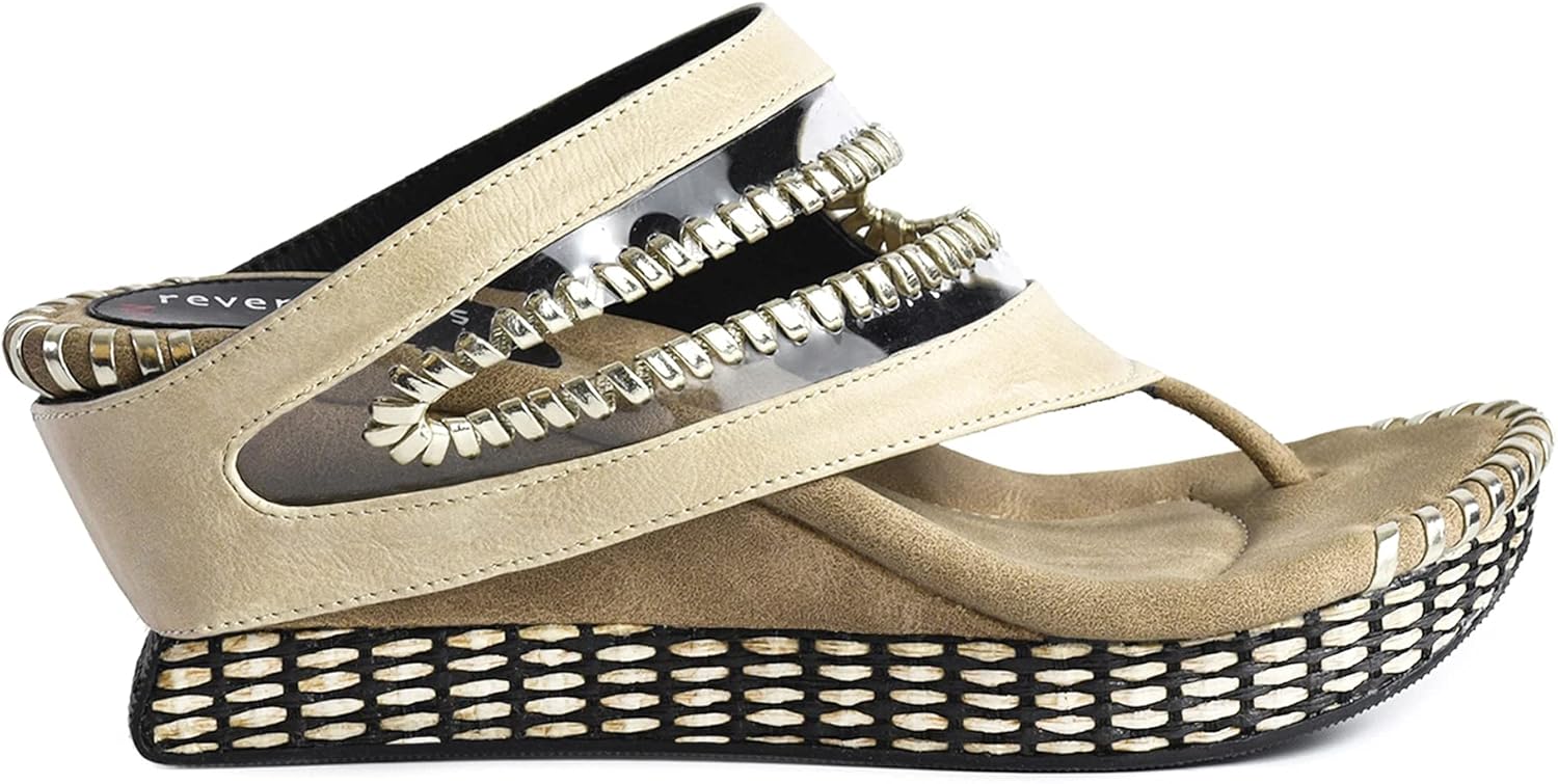 Modzori Valencia Mid Wedge Reversible Sandal - Image 5