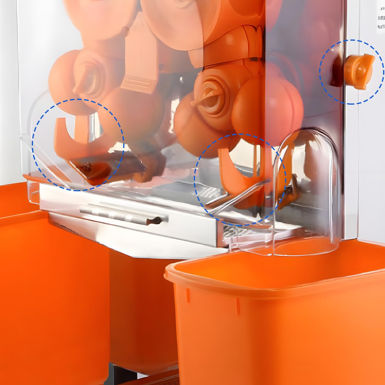 Electric Orange Juicer Machine Spare Part, 2000E-2 Orange Juicing Machine Orange Juice Extractor Spare Parts Screws Automatic Electric Orange Juicer Machine Replacement Accessories