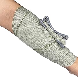 RHINO RESCUE 6 Emergency Compression Bandage Strile Trauma Wound Dressing Israeli First Aid Kit IFAK, 10 Count