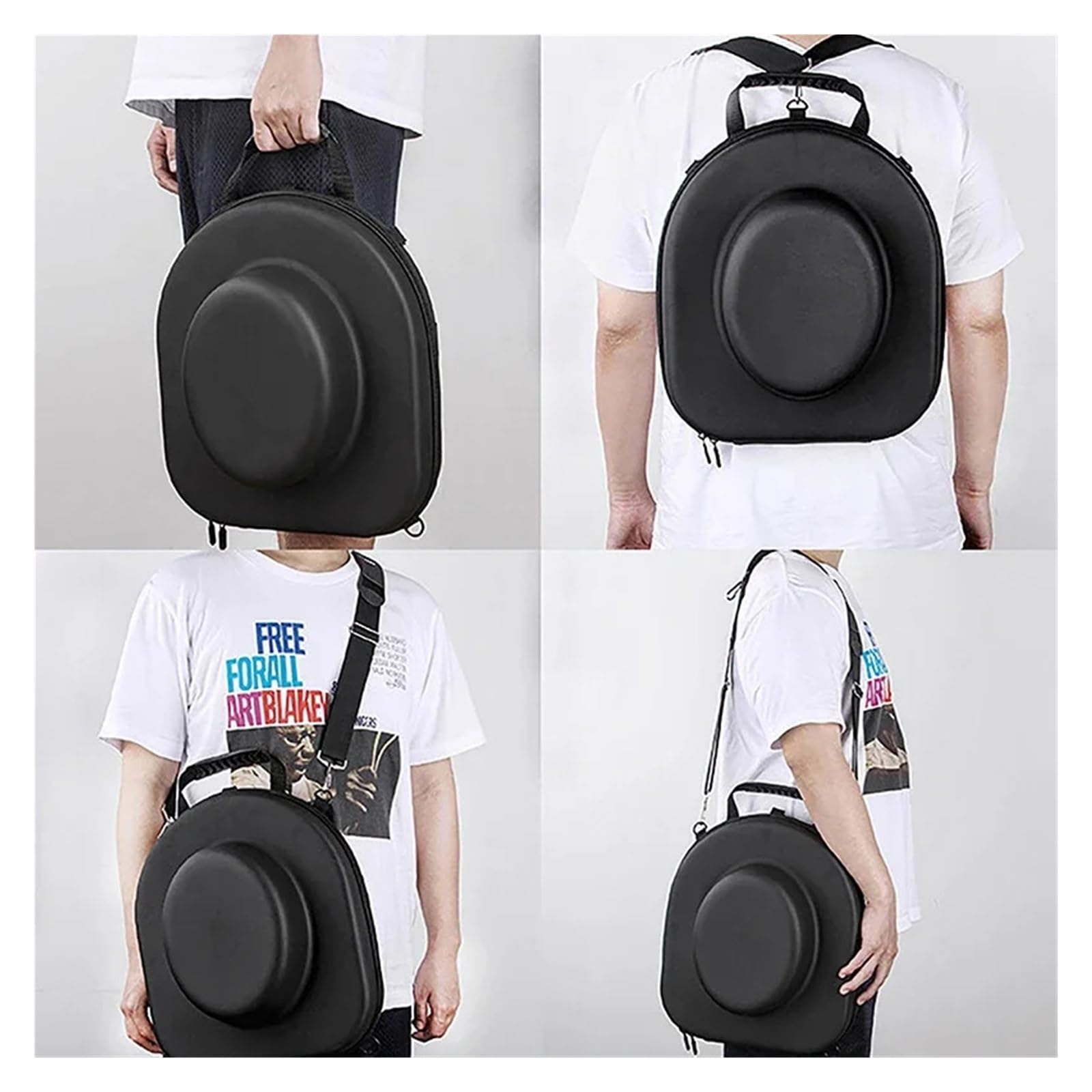 Scatola per cappelli da cowboy Custodia for cappello da cowboy 1 pezzo | Borsa da trasporto EVA Scatola di immagazzinaggio durevole Organizzatore di grande capacità Spalla portatile da viaggio