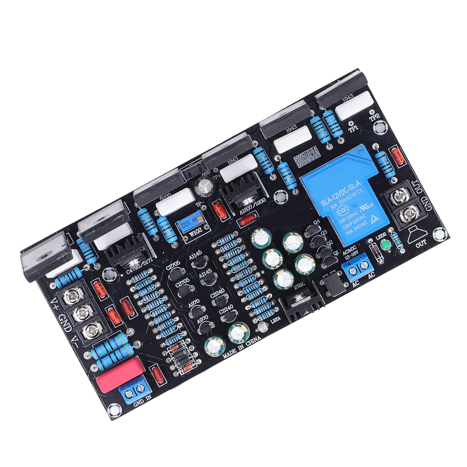 Cosiki Power Amplifier Board, DC 20-90V, 450W, 1 Channel, Surface Mount, PCB Material