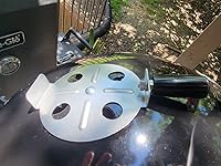 Vista 4 de Total Control Mango amortiguador de tacto fresco para Weber Smokey Mountain WSM Hervidor Pomo BBQ Smoker Damper Pulgar Mango