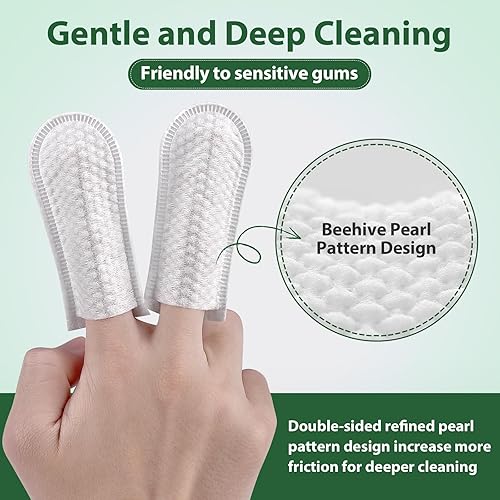 Miniatura 7 de LANBEIDE Toallitas de limpieza de dientes para perros y gatos, 120 unidades, toallitas para el cuidado dental de mascotas para reducir la placa y el