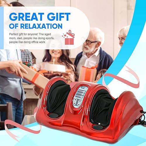 Miniatura 6 de ZENY Masajeador de pies mejorado de amasamiento profundo Shiatsu Máquina de masaje de pies para pies piernas pantorrillas tobillos pies spa