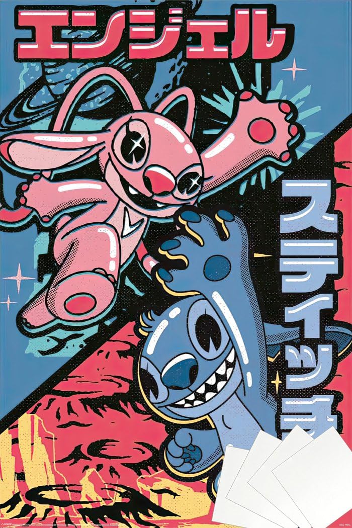 Amazon.com: Lilo & Stitch - TV Show Poster (Stich - Japanese Combo