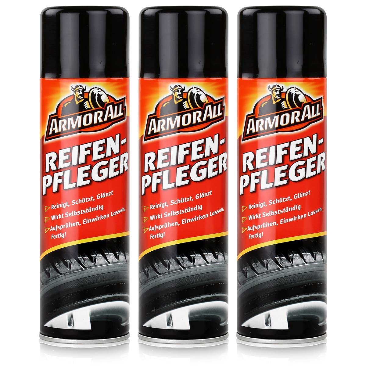 3 x Armor All 47600L Pneu aide-soignant 500 ml