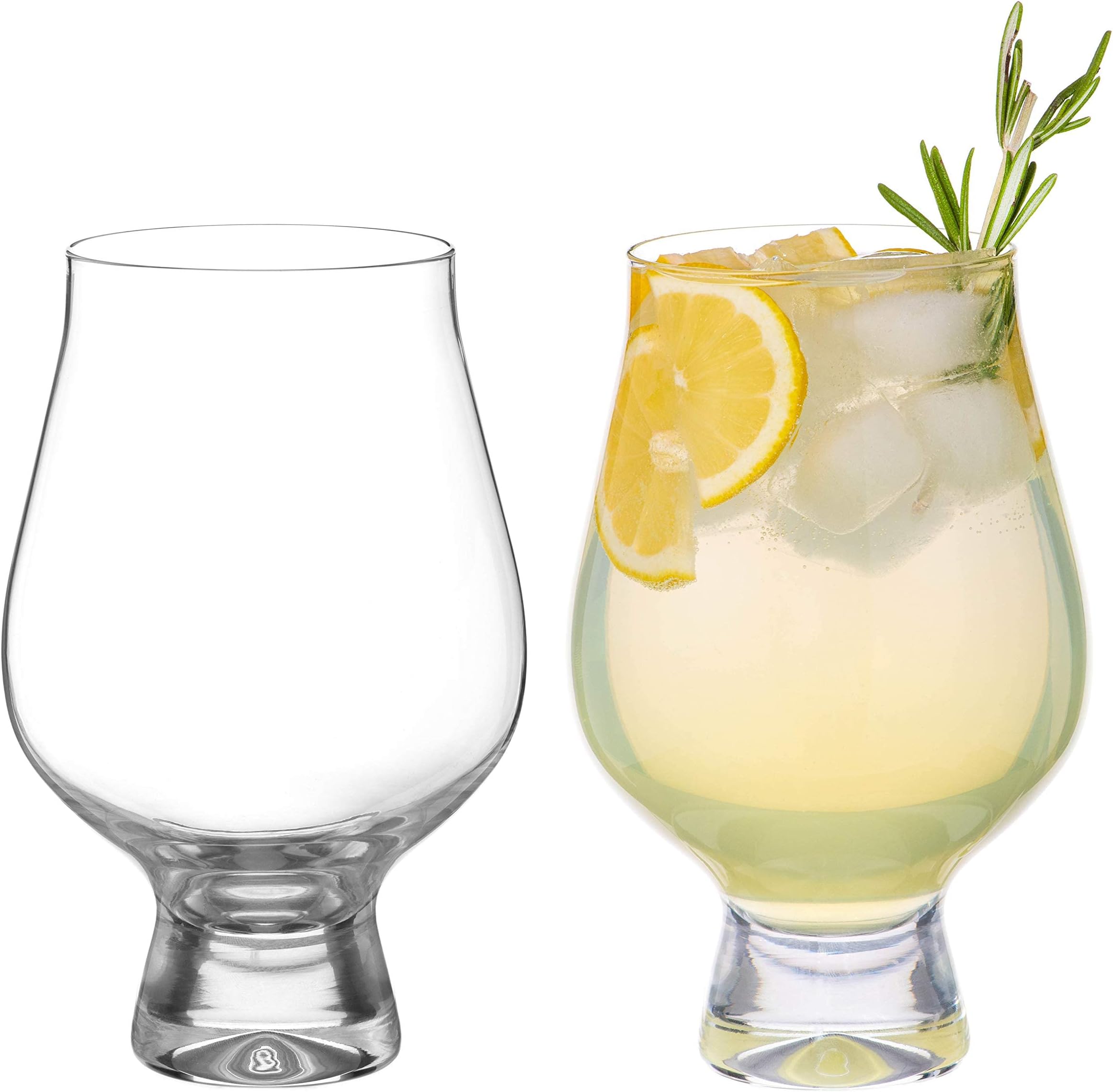 DIAMANTE Cocktail Glasses Gin Goblets 'Auris' Crystal Gin and Tonic