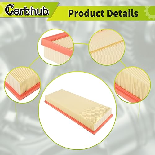 Miniatura 5 de Carbhub 273094040404 1120940004 - Filtro de aire de repuesto para Mercedes-Benz S400 CLK320 GLK350 SL550 CLS550 E350 E550 R350 SLK300 C230 E350, C