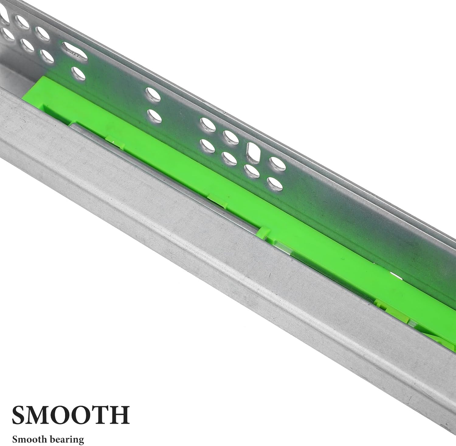 Uonlytech Quiet Close Drawer Glides Replacement Detachable Household Drawer Rails for Kitchen Cabinets and Wardrobes Smooth Full Extension Slide with Easy Disassembly and Quiet Operation