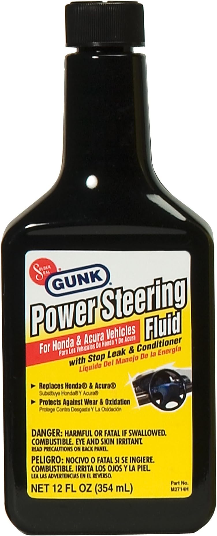 Compatible with Honda Acura Power Steering Fluid 12 oz