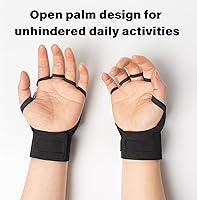 Vista 3 de Guantes con peso para temblores, pesas de muñeca para pacientes con temblores de mano y Parkinson, guantes con peso ajustables para manos constantes