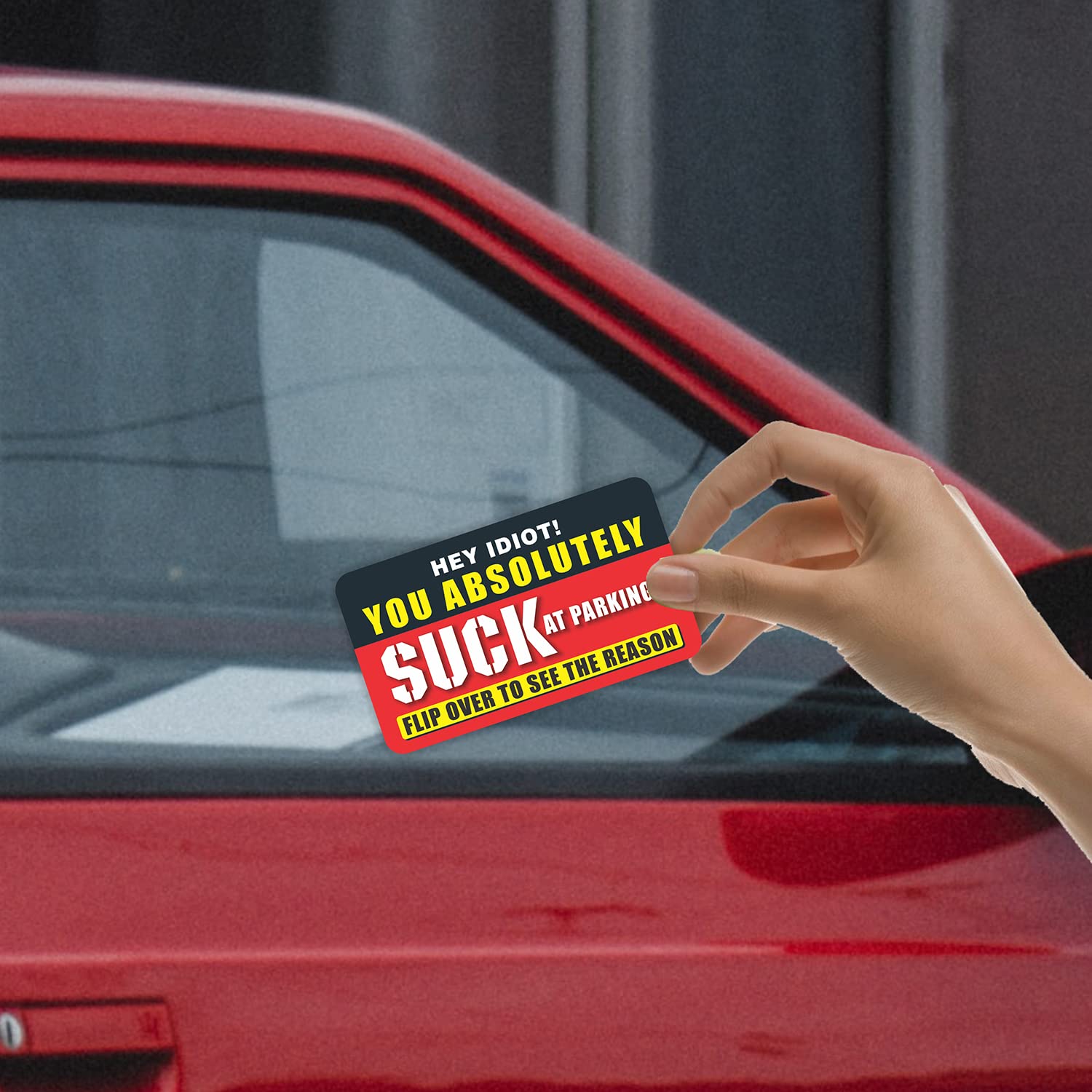 You Parked Like An Idiot Business Cards  Set Of 100  Bad Parking Cards 3 5 X2 Multi Reasons Violation Stocking Stuffers For Adults P 47202700