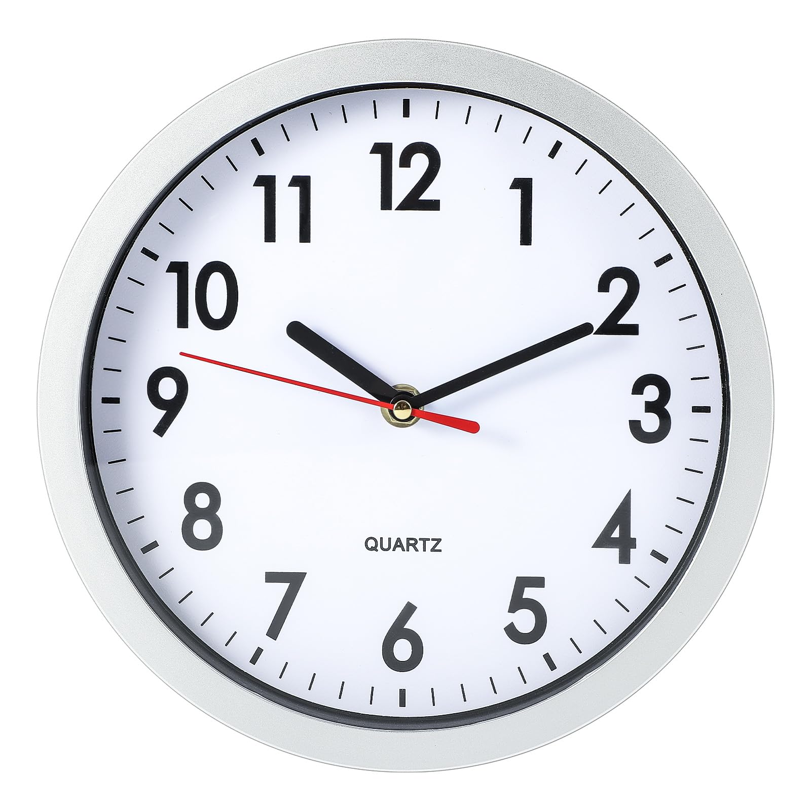 XJYMCOM Vintage Round Modern Wall Clock Home Bedroom Living Room Kitchen Retro Time Wall Clock Quartz