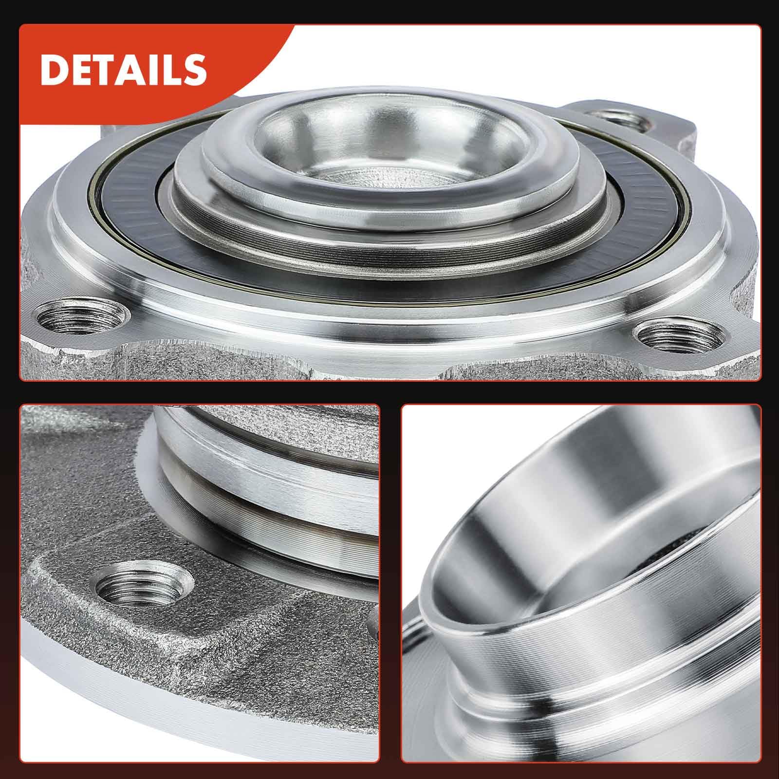 Frankberg 2x Kits de roulements de roue Avant Gauche Droite Compatibles avec Série 5 E60 E61 520 523 525 530 535 540 545 550 2001-2010 Série 6 E63 E64 630 635 645 650 2004-2010 Remplacer# 31226765601