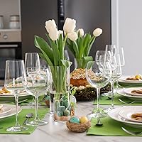 Vista 6 de Paquete de 4 jarrones cilíndricos de vidrio de 4,6,8,10 pulgadas de alto, florero transparente para huracán, portavelas flotantes para centro