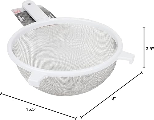 Miniatura 7 de Chef Craft - Colador de malla de acero inoxidable 1 pieza 4  blanco