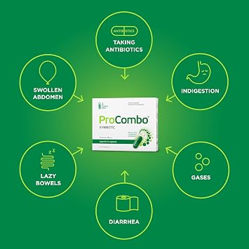 ProCombo Prеbiotic & Prоbiotic for Gut Health 200 Billion CFU, (30 Capsules)