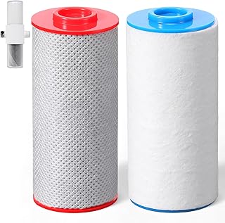 Baquler 2 Pcs Replacement Filter Set Compatible with Weddell Duo Shower Cartridges Head Filter Water Clean Filtration Replacement for Reduction Chlorine Heavy Metal Contaminant for Clean Shower Water