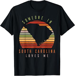 Someone in South Carolina Loves Me Vintage State Retro T-Shirt