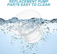 Vista 4 de Insertos de brida para extractor de leche, insertos de brida de 13151719210.945 in compatibles con SpectraMedelaMomcozy S12 ProS9 ProS12S9 Escudos