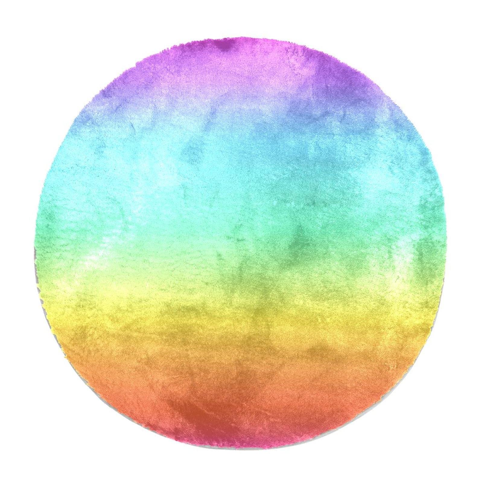 Tapis de sol arc-en-ciel antidérapant pour des moments de jeu doux en chambre bébé
