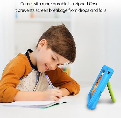 Miniatura 3 de PRITOM Tabletas para niños de 7 pulgadas, 32 GB, tamaño perfecto para tableta infantil con funda sin cremallera, WiFi, cámara dual, educación,