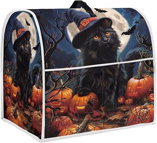 Miniatura 19 de Cubierta de batidora de pie de Navidad de 4.5 a 5 cuartos de galón, cubierta de mezclador retro, lavable, antimanchas, para cocina, piezas