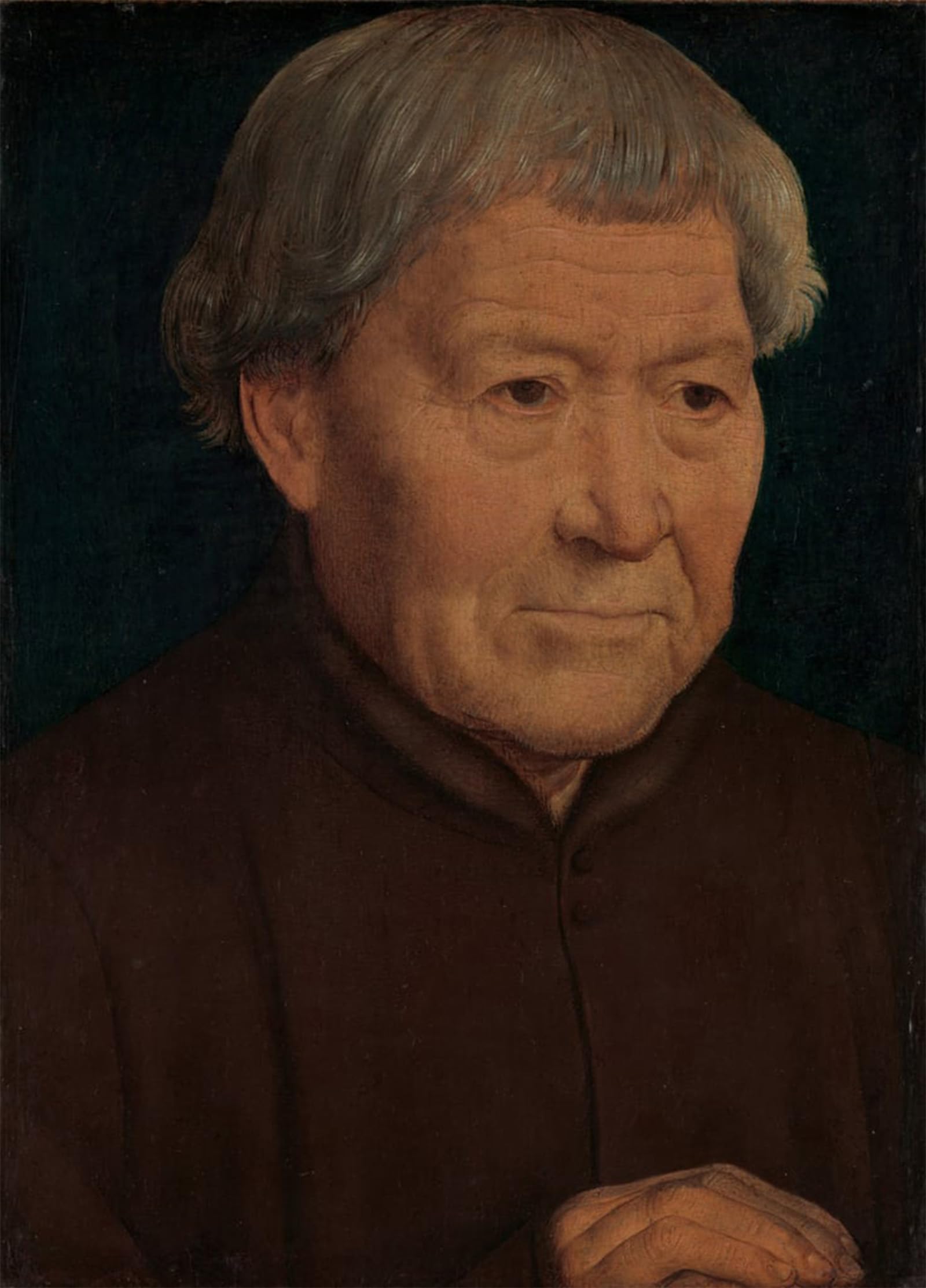 SERENDIPITP Abstract Painting Mural Print Picture Wall Decor Painting Portrait of an Old Man by Hans Memling Vintage Wall Artwork for Home Decor 60x90cm