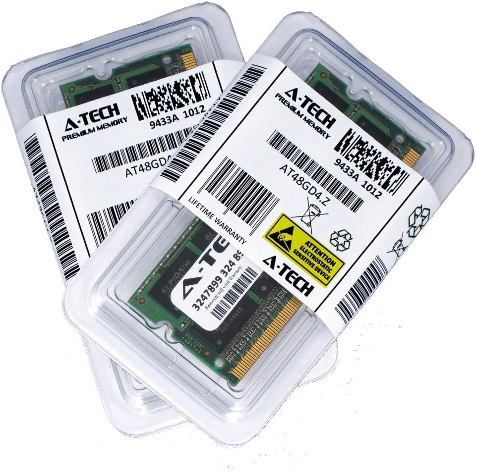 A-Tech 8GB KIT 2X4GB for Sony VAIO VGN VGN-Z4 VGN-Z41MD/B VGN-Z41WD/B VGN-Z46GD VGN-Z58GG/X VGN-Z710D VGN-Z750D VGN-Z790 1.8-inch SSD VGN-Z790 2.5-inch SO-DIMM DDR3 Non-ECC PC3-8500 1066MHz RAM Memory