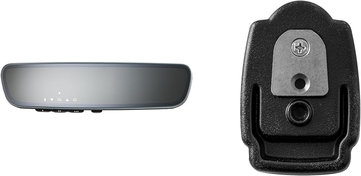 Advent ADVGENFLCHLN Gentex Frameless Rear View Mirror with Homelink Connect with Advent GENMM3 Rear View Mirror Mount for Honda/Subaru