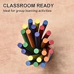 60 Pièces de rythmiques pour enfants en vrac, 12 Inch Wood Lummi Sticks Instruments de percussion en salle de musique, 6 Couleurs