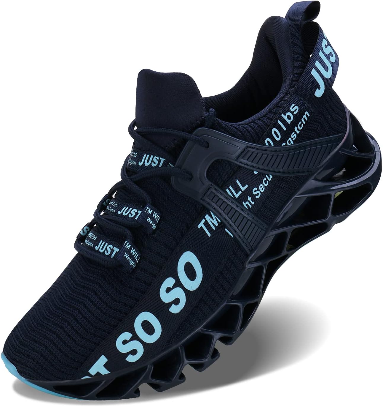 WONESION Mens Breathable Walking Tennis Running Shoes Blade Fashion Sneakers