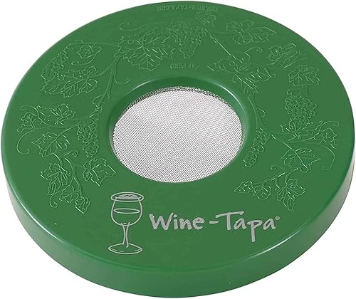 Miniatura 9 de Cubiertas de vaso para beber con tapa de vino, mantienen los insectos lejos al aire libre, juego de 4 fundas para bebidas antiderrames (Malibu)