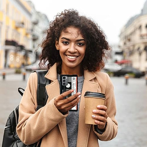 Miniatura 7 de Rossy Funda delgada para LG Wing 5G, para LG Wing 5G, funda ligera de audio retro, diseño de Patten, policarbonato duro, protección antiarañazos,