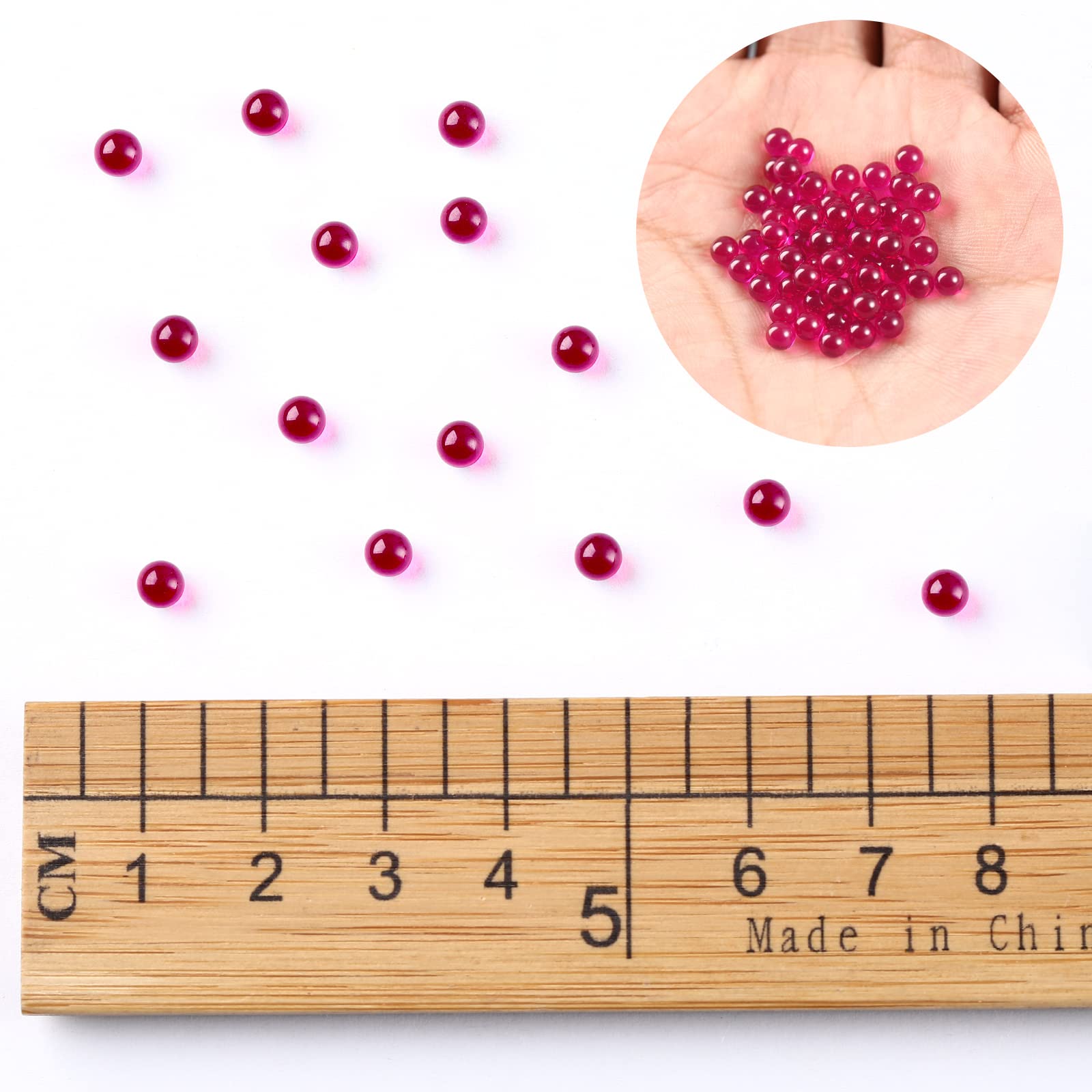 Ruby Ball 4mm Ruby Pearls Balls Insert Ruby Ball For CNC Probe, Jewelry Making ...