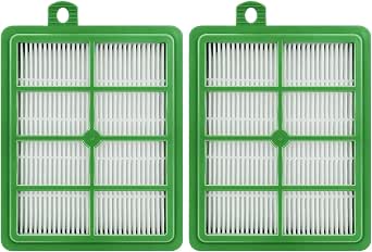 HEPA Filter Replacement 6-Pack For Electrolux Vacuum Cleaners - Fits EL012, EL012A, EL012B & Multiple Models (Green)