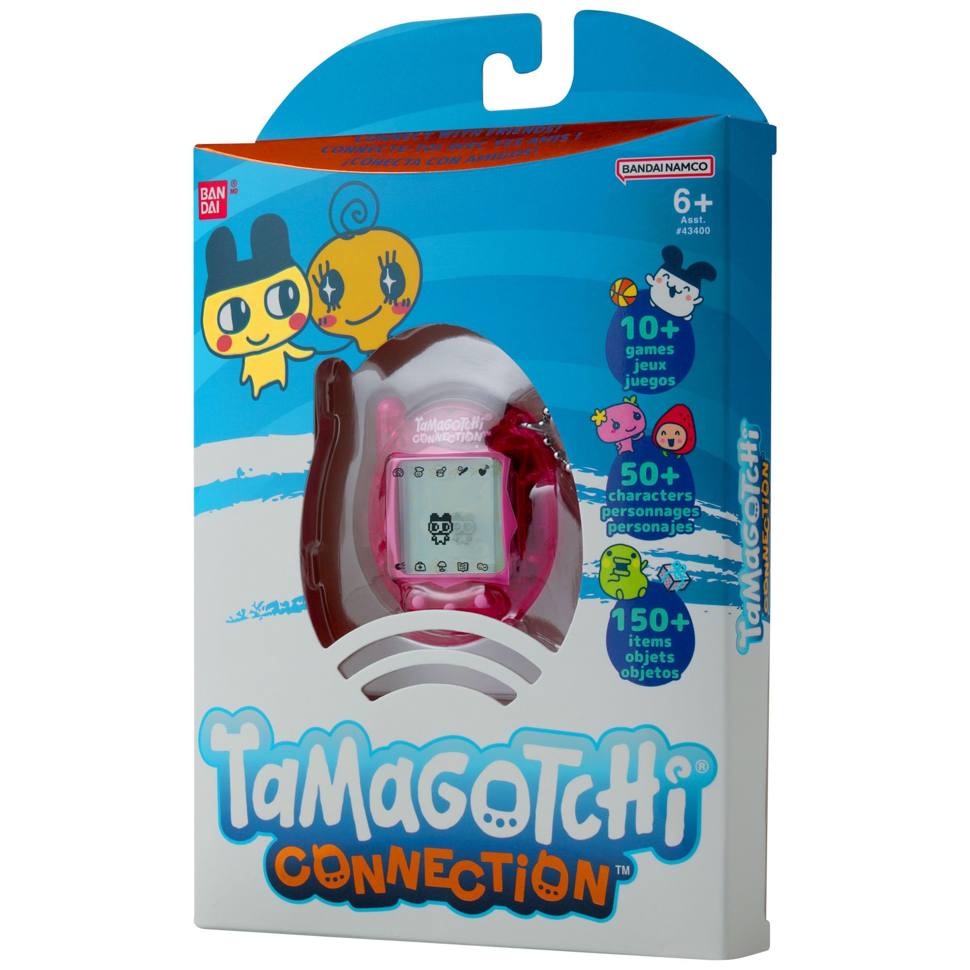 TAMAGOTCHI Bandai Electronic Pet Toy Digital Translucent Pink