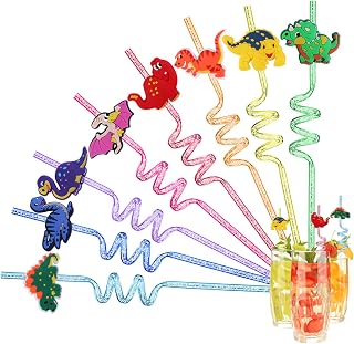 straw kids, 8 pieces reusable straws