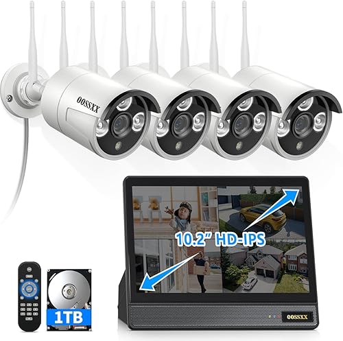 Miniatura 14 de Antenas Duales para Wi-Fi Mejorado con IA de Detección Humana 2K 3.0MP Sistema de Cámara de Seguridad Inalámbrica, Kits de DVR de Vigilancia con