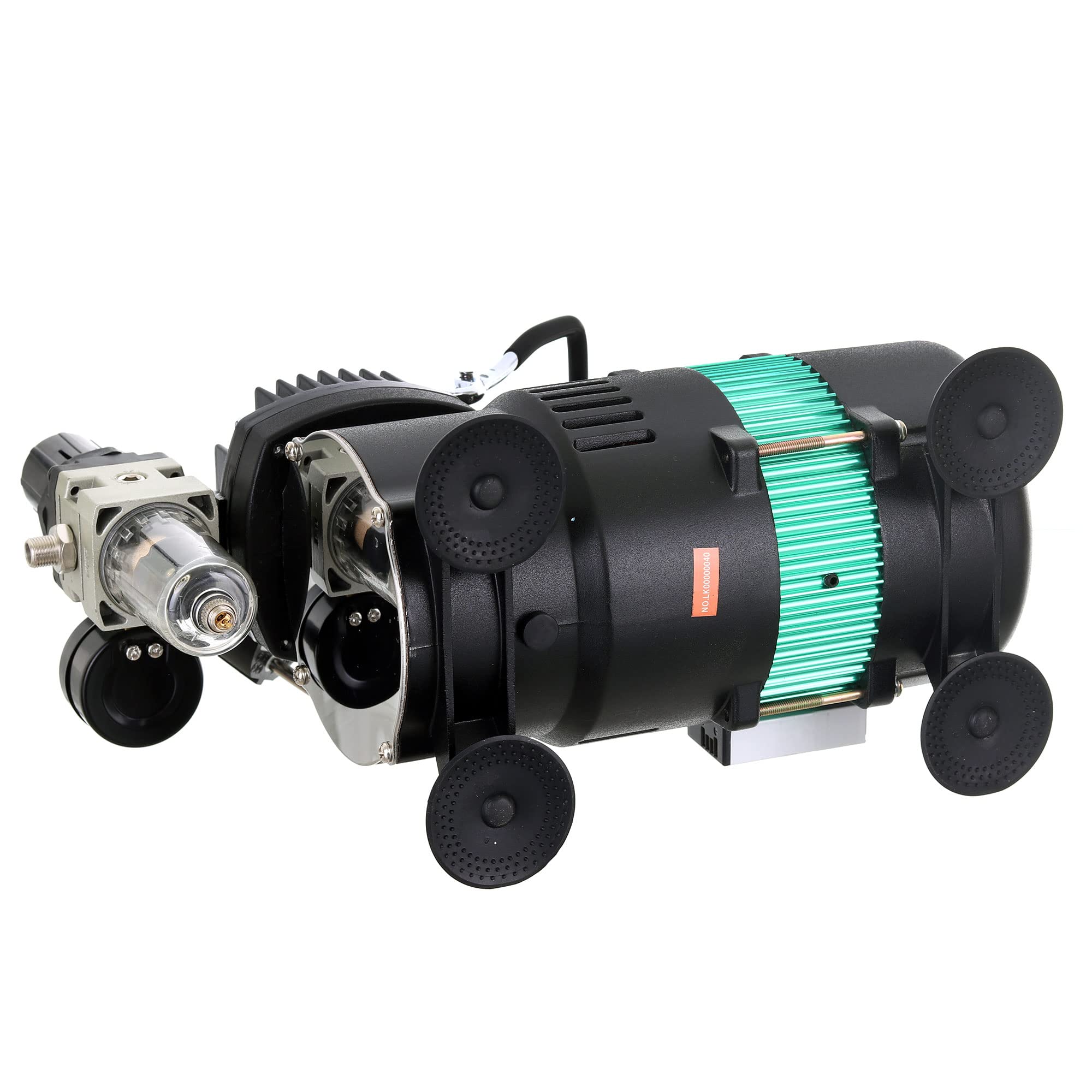 FENGDA - Compressore per aerografo con doppia ventola